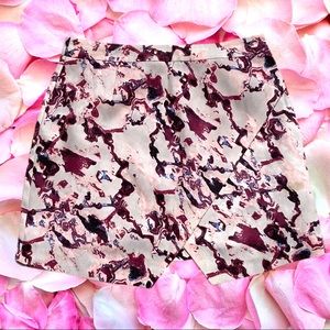 Marble mini skirt